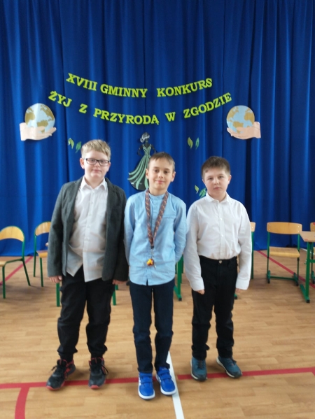 XVIII GMINNY KONKURS PRZYRODNICZY