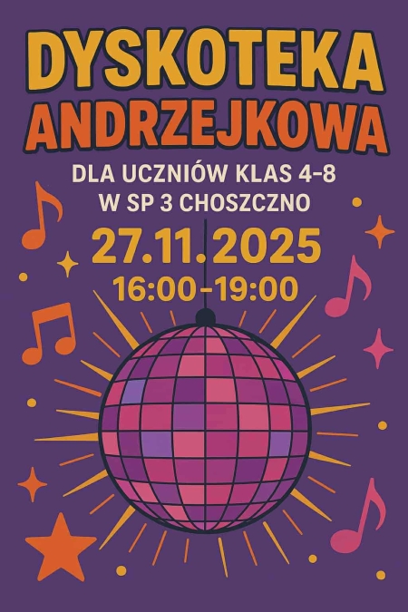 DYSKOTEKA ANDRZEJKOWA